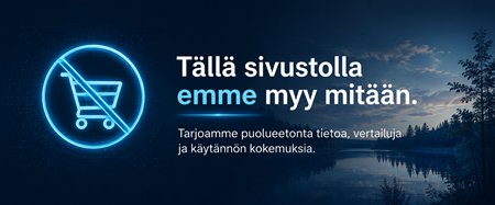 Talla sivustolle emme myy mitaan