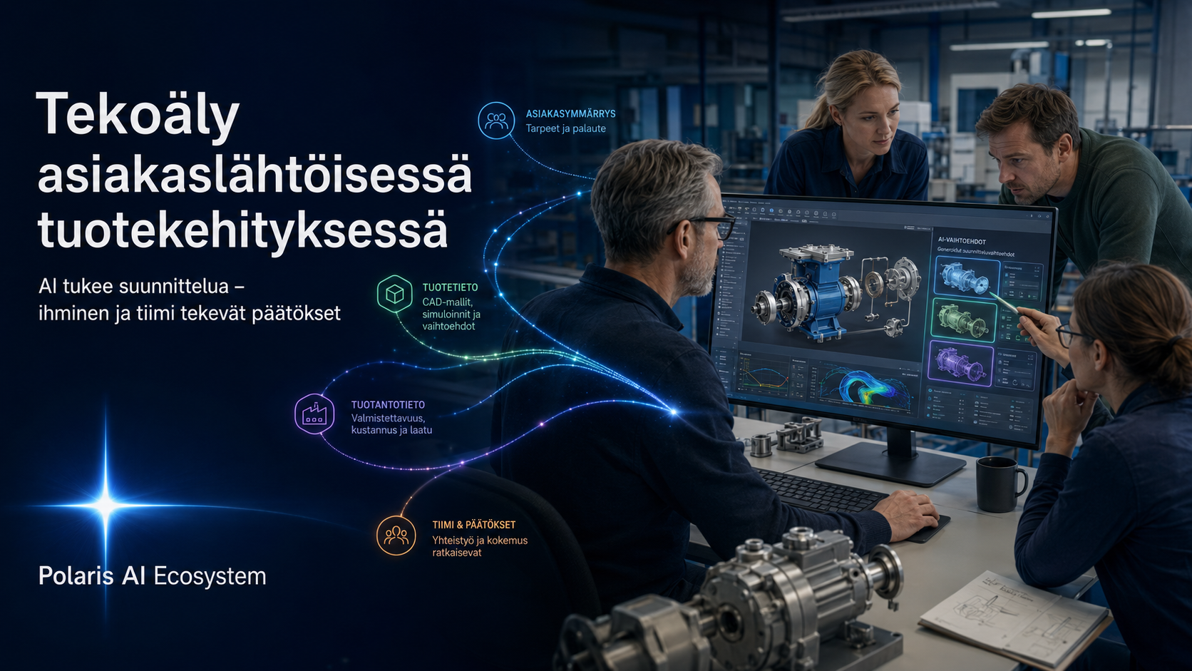 Tekoäly auttaa asiakaslähtöisessä suunnittelussa